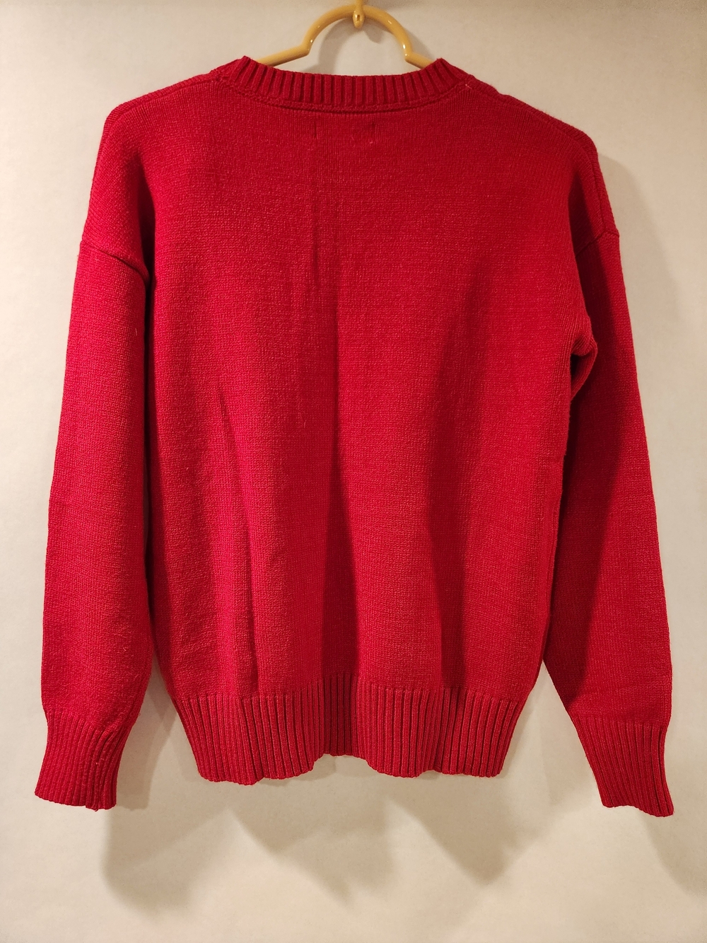 Rae Dunn Red Crewneck Sweater with "MERRY." Graphic Size Small - Like New - Picture 2 of 3